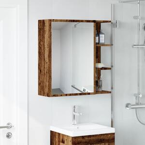 Koupelnová skříňka zrcadlo old wood 62,5x20,5x64 cm kompozit