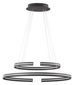 LED lustr Torrente 55W 80 černé