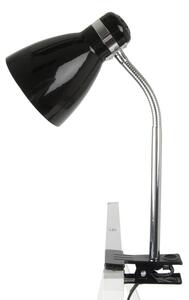 Stolní lampa s klipem Study černá Leitmotiv (Barva - černá, kov)