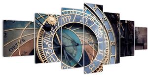 Obraz - Orloj, Praha (210x100 cm)