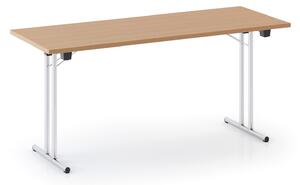Skládací konferenční stůl FOLDING, 160x80 cm, buk