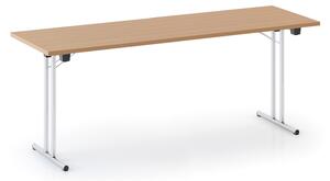 Skládací konferenční stůl FOLDING, 180x80 cm, buk