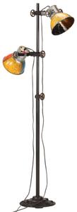 Stojací lampa se 2 stínidly vícebarevná E27