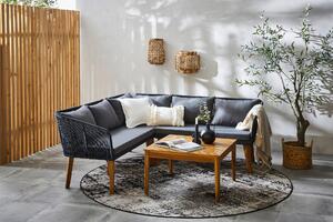 ZAHRADNÍ SEDACÍ SOUPRAVA dřevo, kov, textil Ambia Garden, Online Only