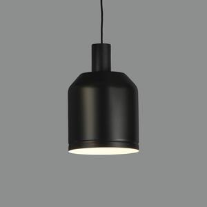 ACB Iluminacion Závěsné svítidlo TURKANA, ⌀ 16 cm, 1xE27 15W Barva: Bílá-černá, Barva montury: Černá