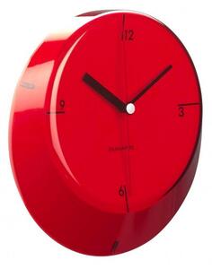 Designové nástěnné hodiny Galmour BUGATTI (barva-Transp červená)