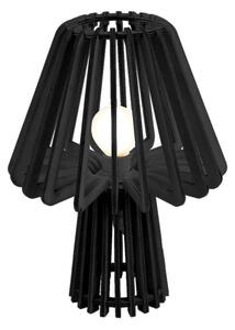 Stolní lampa ve tvaru houby Edged Mushroom Leitmotiv (Barva- černá, dřevo)