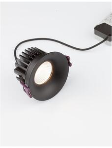 Nova Luce Zapuštěné svítidlo BLADE bílá hliník LED 12W 3000K 38st. IP65 Barva: Černá