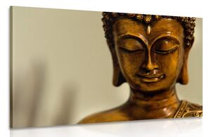 Obraz bronzová hlava Budhy Varianta: 90x60