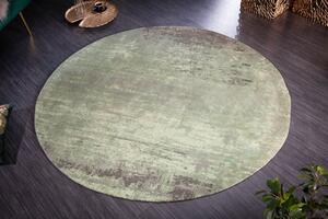 Kulatý koberec MODERN ART 150 CM zeleno-béžový Textil | Kusové koberce | Kulaté