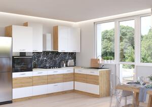 Stolarz kuchyňská linka ARTISAN bílá + Rozměr: rohová 275x140 cm
