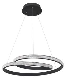 LED lustr Grania 55 černé