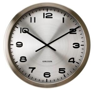 Nástěnné hodiny Maxie 50 cm Karlsson (Barva - stříbrná)