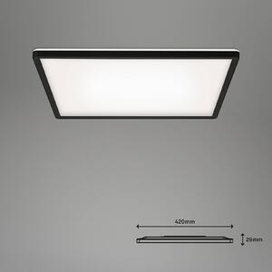 LED stropní svítidlo Slim smart black dim CCT 42x42cm