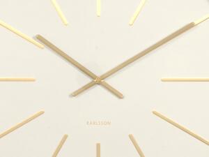 Nástěnné hodiny Maxiemus brass station 60 cm Karlsson (Barva - bílá)