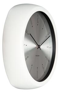 Nástěnné hodiny Aesthetic 30,5 cm Karlsson * (Barva - bílá, stříbrná)