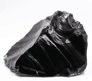 Obsidián kouřový - surový kámen OBC30