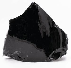 Obsidián černý - surový kámen OBC26