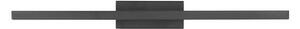 Nova Luce Nástěnné svítidlo nad obrazy a zrcadla FLAT, LED 18W 3000K IP44 Barva: Černá