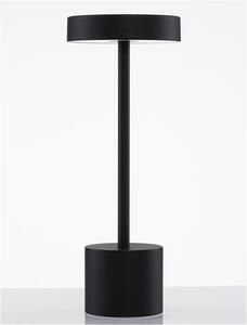 Nova Luce Venkovní stolní lampa FUMO, LED 2W 3000K 163st. IP54 vypínač na těle / USB kabel Barva: Černá