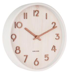 Nástěnné hodiny Pure S 22 cm Karlsson (Barva - bílá)