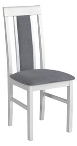 Drewmix jídelní sestava DX 6 + odstín lamina (deska stolu) artisan, odstín dřeva (židle + nohy stolu) bílá, potahový materiál látka