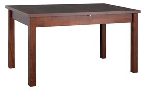 Drewmix jídelní sestava DX 46 + odstín dřeva (židle + nohy stolu) grandson, odstín lamina (deska stolu) grafit, potahový materiál látka