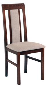 Drewmix jídelní sestava DX 15 + odstín dřeva (židle + nohy stolu) bílá, odstín lamina (deska stolu) bílá, potahový materiál látka