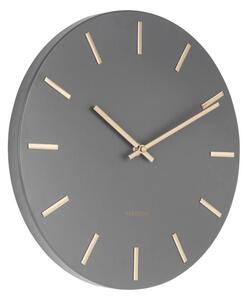 Nástěnné hodiny Charm S 30 cm šedá Karlsson (Barva - šedá)