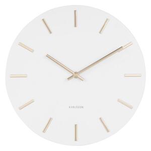 Nástěnné hodiny Charm S 30 cm bílé Karlsson (Barva - bílá)