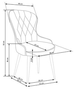 Jídelní židle SCK-366 bordó