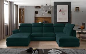 Eltap Sedací souprava Evanell Materiál a barva potahu: Mat Velvet 75 - zelená, Orientace: levá