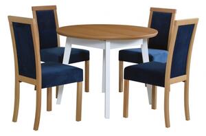 Drewmix jídelní židle ROMA 3 + dřevo: ořech, potahový materiál: látka