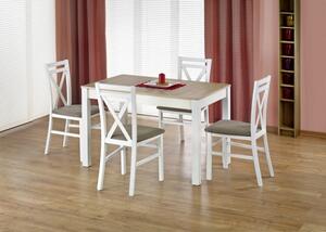 Jídelní stůl MAURYCY - barevné provedení: dub sonoma/bílá