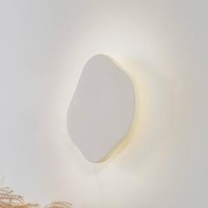 Nástěnné svítidlo LED Lindby Nielson, béžová barva, omítka, výška 30 cm