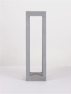 Nova Luce Venkovní sloupkové svítidlo BEV šedý beton skleněný difuzor LED 5W 3000K IP65