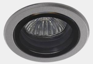 LEDS-C4 Bob venkovní zapuštěné bodové svítidlo, šedé, Ø 7,5 cm, hliník