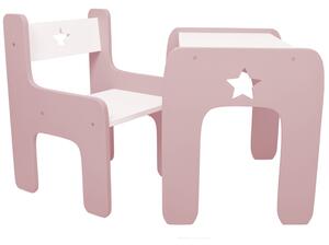 Designový dětský stolek a židle WoodStar Barva: bílá
