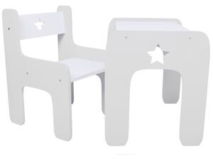 Designový dětský stolek a židle WoodStar Barva: bílá
