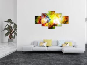 Obraz - Kosmický motýl (125x70 cm)