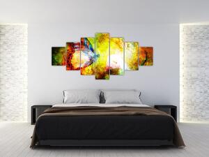 Obraz - Kosmický motýl (210x100 cm)