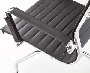 Konferenční židle Prestige Skid Eko-kůže/černá
