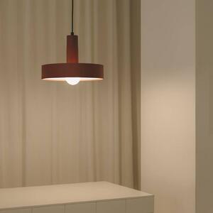 LEDS-C4 Keops 1 závěsné svítidlo, terakota mat, Ø 28 cm, hliník, stmívatelný, Terakota, Obývací pokoj / jídelna, Hliník, Moderní
