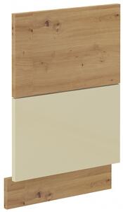 AKCE kuchyňská linka ARTISAN krémová lesk + Rozměr: rohová 275x140 cm