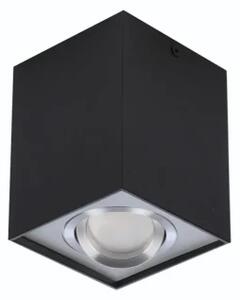 Moderní bodové svítidlo Eloy 1 černé/hliníkové