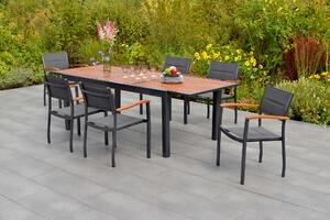 ZAHRADNÍ STŮL, kov, 180-240/100/75 cm Gardenson, Online Only