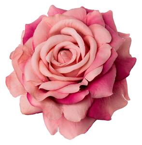 Gasper Umělý květ Růže s klipem, starorůžový
