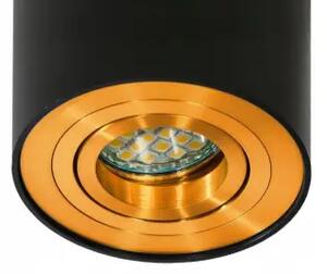 Moderní bodové svítidlo Bross 1 černo-zlaté