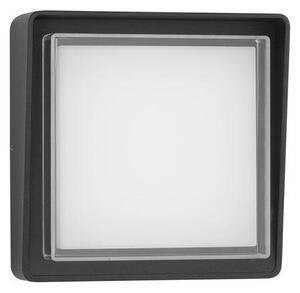 Nova Luce Venkovní nástěnné svítidlo CAPE antracitový hliník matný akryl a čiré sklo LED 10W 3000K, IP65