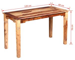 PerfektníDomov Jídelní stůl Trundle - masivní dřevo | 120x60x76 cm